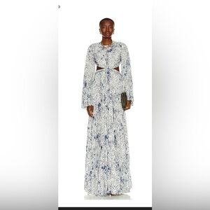 Alexis - XS/ NWOT: KLlisto dress in kaleidoscope blue!!!!